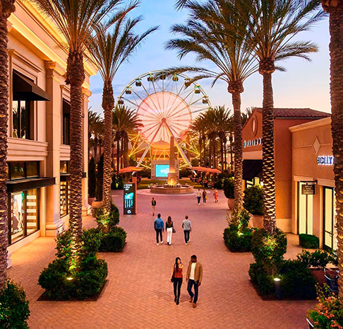 Spectrum shopping area.