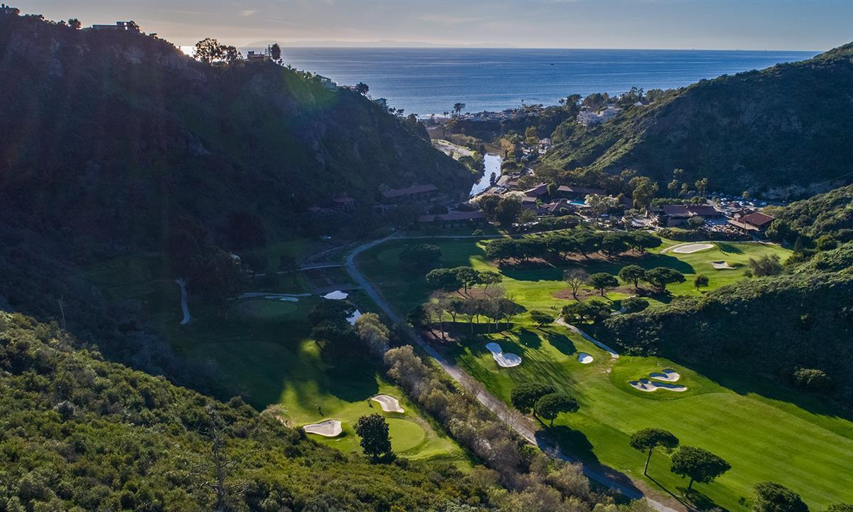 Aerial view of the resort