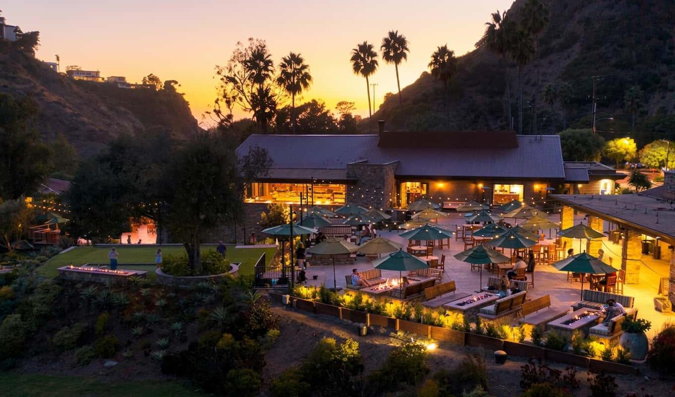 Exterior view of Resort at Dusk