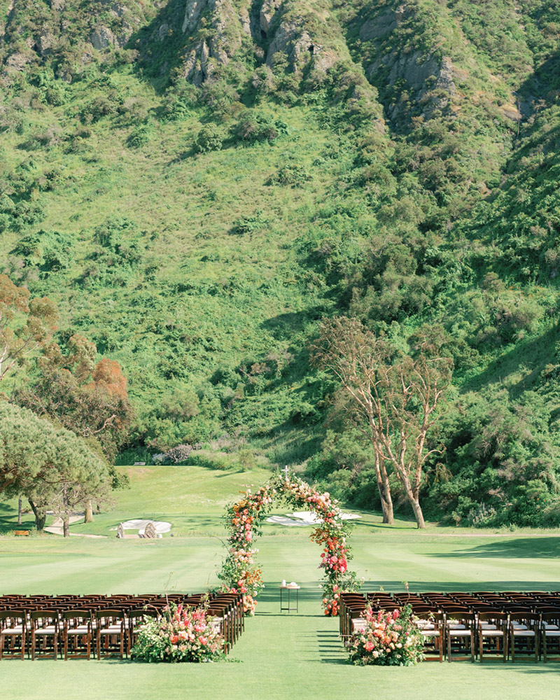 Ceremony set up