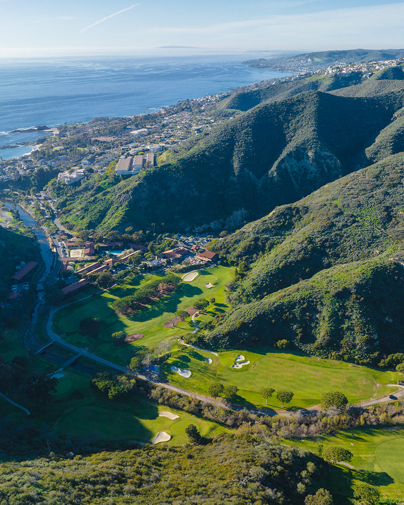 High aerial view