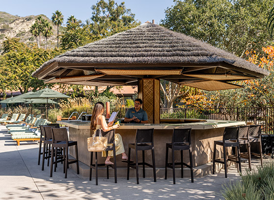 Pool bar. 